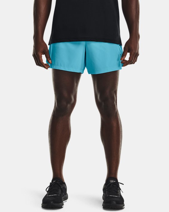 Men's UA Speedpocket 5" Shorts, Blue, pdpMainDesktop image number 1